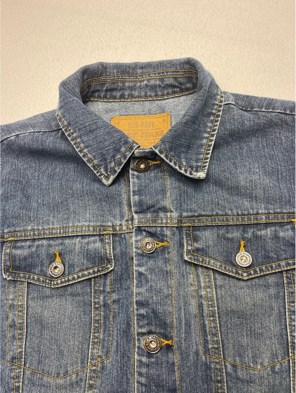 Old Navy Blue Jeans Denim Jacket Women Size L